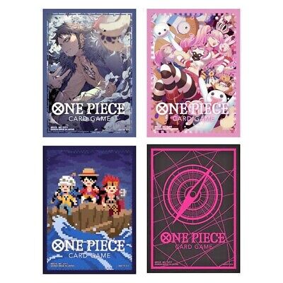 One Piece TCG 70ct Official Sleeves Assortment 6 (4 options) Supplies Bandai   