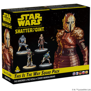 Star Wars Shatterpoint: This Is The Way Squad Pack Miniatures Atomic Mass Games   