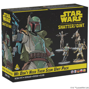 Star Wars Shatterpoint: We Don’t Need Their Scum Unit Pack Miniatures Atomic Mass Games   