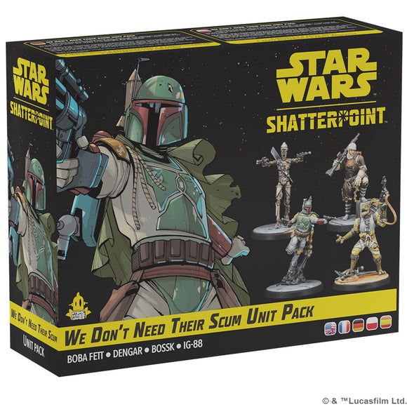 Star Wars Shatterpoint: We Don’t Need Their Scum Unit Pack Miniatures Atomic Mass Games   