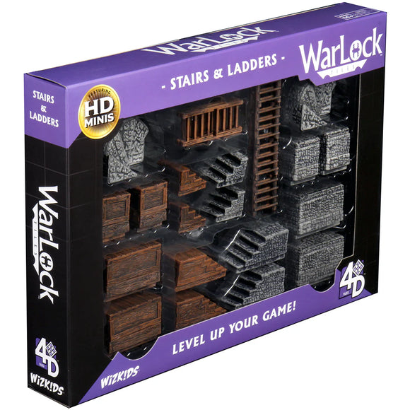 Warlock Tiles: Stairs & Ladders Miniatures WizKids   