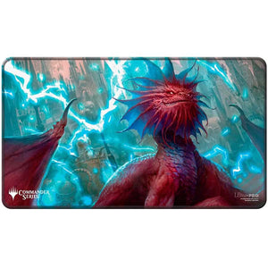 MTG Commander Series Q3 2024 Enemy Color Stitched Edge Playmat - Niv-Mizzet Supplies Ultra Pro   