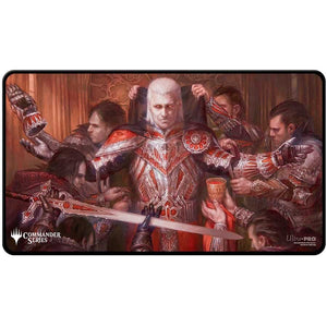 MTG Commander Series Q3 2024 Enemy Color Black Stitched Playmat - Edgar (Fan Vote) Supplies Ultra Pro   