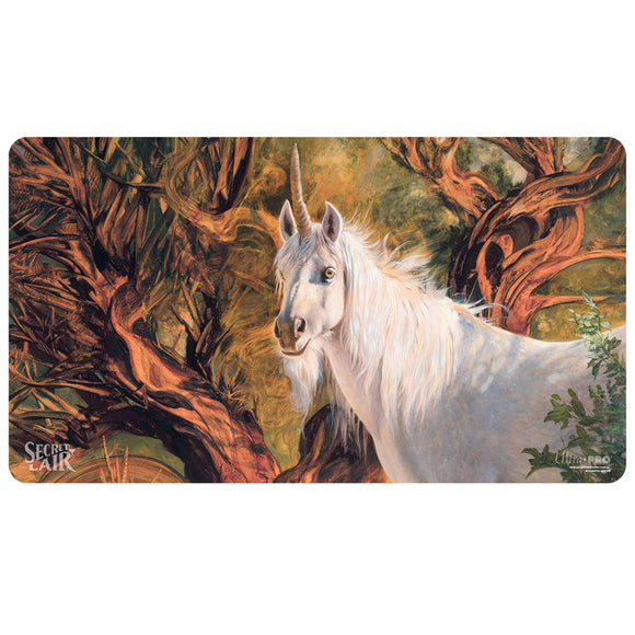 MTG Secret Lair 2024 Julie Bell Playmat - Good-Fortune Unicorn Supplies Ultra Pro   