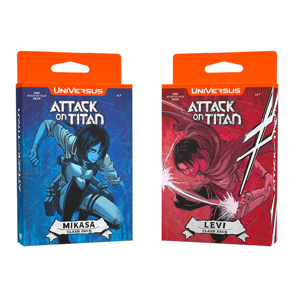 Attack on Titan CCG Battle for Humanity Clash Deck (2 options) Trading Card Games Asmodee   