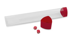 BCW Playmat Tube with Dice Cap - Red Supplies BCW   