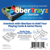 UberTrayz 4 Pack Board Game Organization Other   