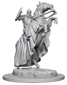 Pathfinder Deep Cuts Unpainted Miniatures: Knight on Horse Miniatures WizKids   