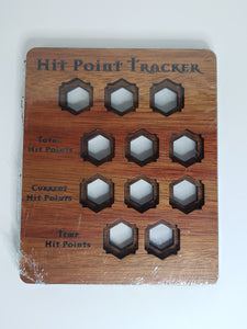 5e Hardwood Hit Point Tracker - Bloodwood Role Playing Games Other   