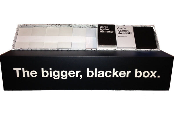 Cards Against Humanity BUNDLE The online Bigger Blacker Box Card Game + Base Set SEALED