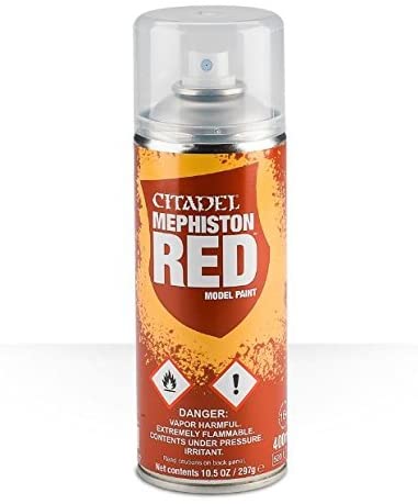 Citadel Spray Mephiston Red Paints Games Workshop   