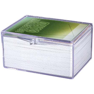 Ultra Pro Clear Hinged 100 Card Box (43005) Supplies Ultra Pro   