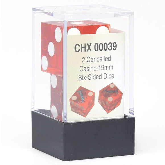 Chessex Used Casino Dice (00039) Dice Other   