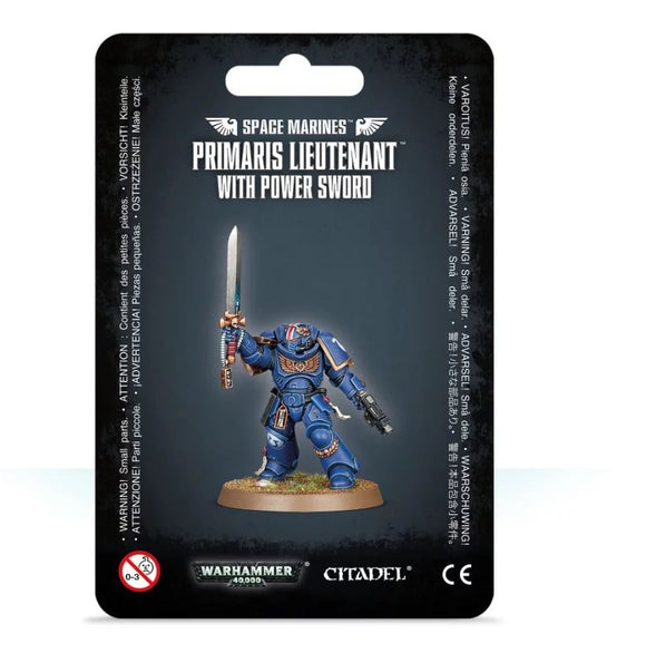 Warhammer 40K Space Marines: Primaris Lieutenant with Power Sword Miniatures Games Workshop   