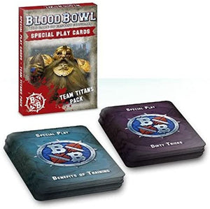 Blood Bowl Team Titans Cards Miniatures Games Workshop   