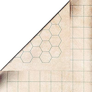 Chessex Reversible 54” x 102” Mondomat 1" Squares/Hexes (98246) RPG Maps Chessex   