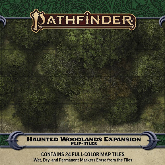 Pathfinder Flip Tiles Haunted Woodlands Expansion Role Playing Games Paizo   