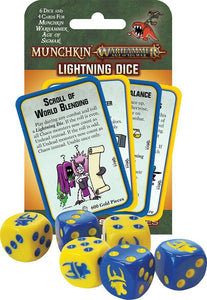 Munchkin Warhammer Age of Sigmar - Lightning Dice Card Games Steve Jackson Games   