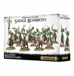 Age of Sigmar Bonesplitterz Savage Boarboys Miniatures Games Workshop   