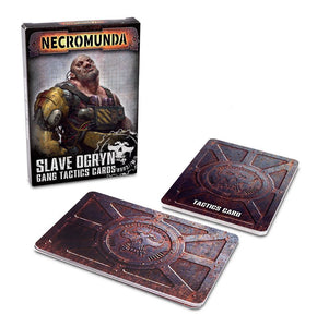 Necromunda Slave Ogryn Gang Tactics Cards Miniatures Games Workshop   