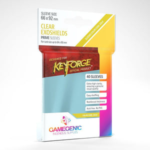 Gamegenic Keyforge Exoshields Clear Supplies Gamegenic   