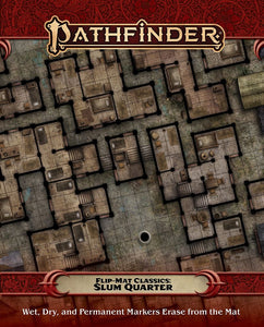 Pathfinder 2e RPG Flip-Mat Classics Slum Quarter  Paizo   