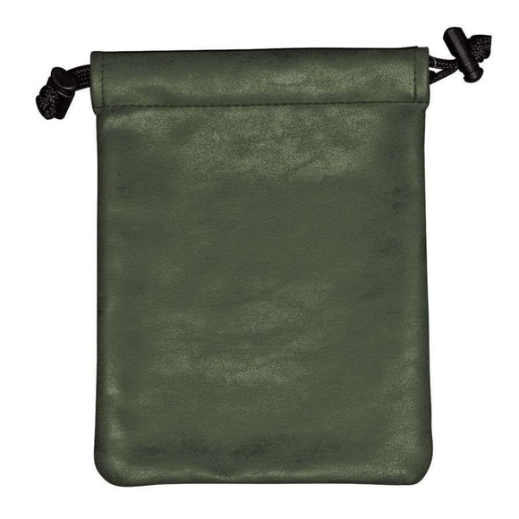 Ultra Pro Treasure Nest Dice Bag Suede Emerald (15493) Supplies Ultra Pro   