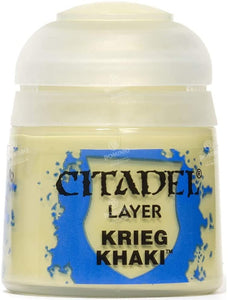 Citadel Layer Krieg Khaki Paints Games Workshop   