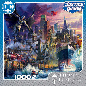 Puzzle TK DC Gotham Pier 1000pc Puzzles Gamewright   