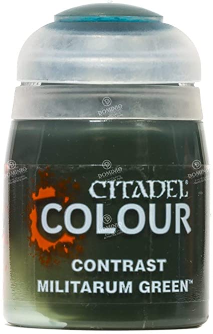 Citadel Contrast Militarum Green Paints Games Workshop   