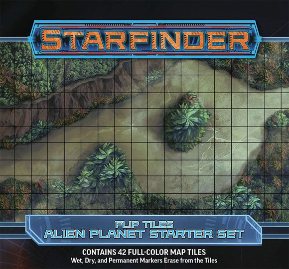 Starfinder Flip Tiles Alien Planet Starter Set  Paizo   