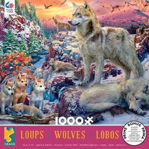 Winter Wolves 1000pc Puzzles Gamewright   