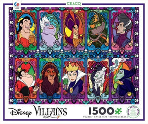 Disney Villains 2 1500pc Puzzles Gamewright   