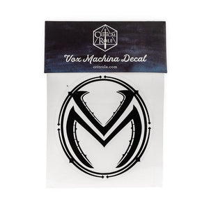 Critical Role Vox Machina Crest Vinyl Decal  Darrington Press   