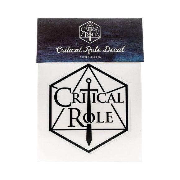 Critical Role Logo Vinyl Decal Clothing & Accessories Darrington Press   