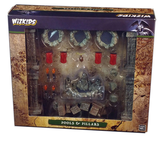 WizKids Miniatures: Fantasy Terrain - Painted Pools & Pillars Home page WizKids   