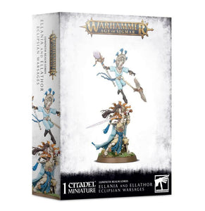 Age of Sigmar Lumineth Realm Lords Ellania and Ellathor Miniatures Games Workshop   