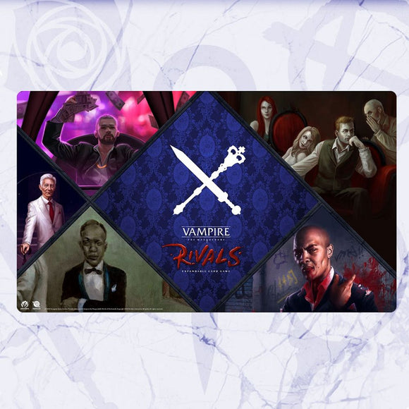 Vampire the Masquerade Rivals: Ventrue Playmat Supplies Renegade Game Studios   