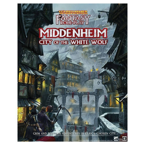 Warhammer Fantasy RPG 4e Middenheim City of the White Wolf Role Playing Games Cubicle 7 Entertainment   