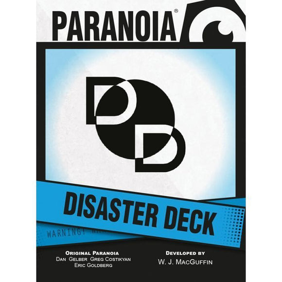 Paranoia RPG Disaster Deck  Mongoose Publishing   