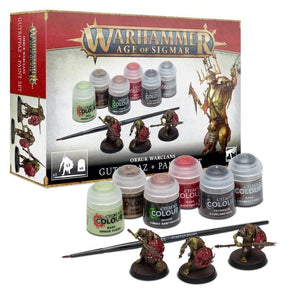 Age of Sigmar Orruk Warclans Gutrippaz + Paint Set Miniatures Games Workshop   