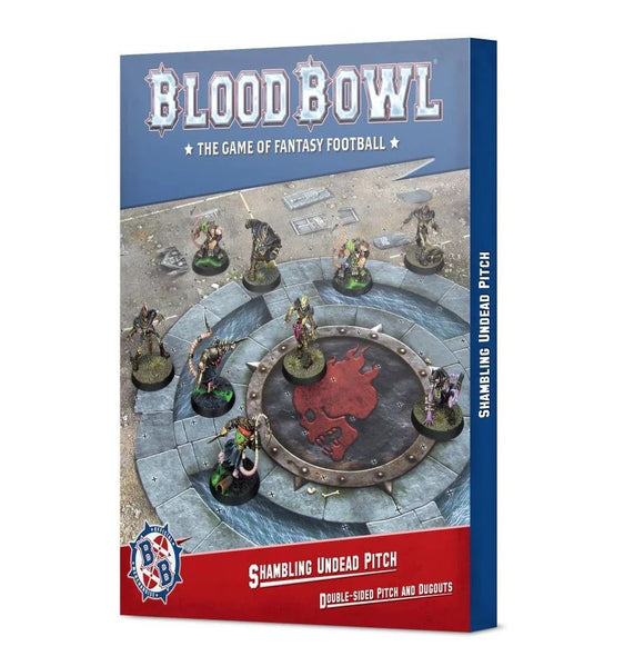 Blood Bowl Shambling Undead Team: Double-Sided Pitch & Dugout Miniatures Games Workshop   