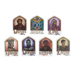 Critical Role Exandria Unlimited Sticker 7 pack  Darrington Press   