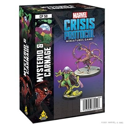 Marvel Crisis Protocol Mysterio & Carnage Miniatures Atomic Mass Games   