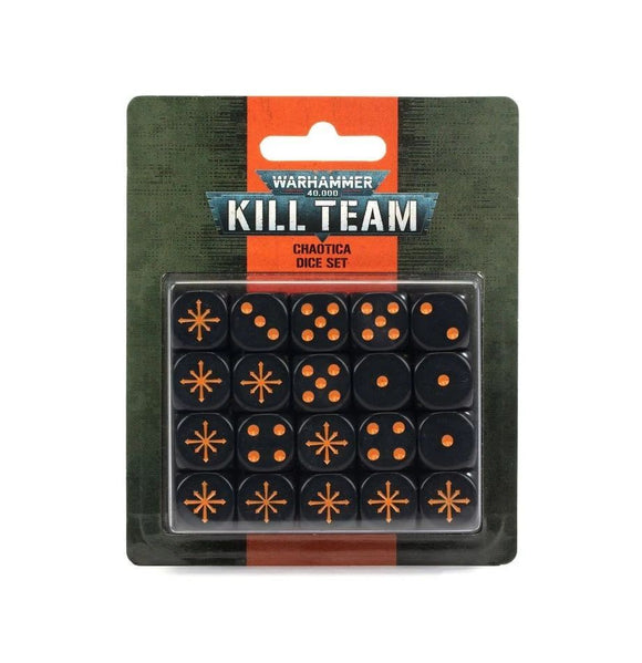 Warhammer 40k Kill Team: Chaotica Dice Set Dice Games Workshop   