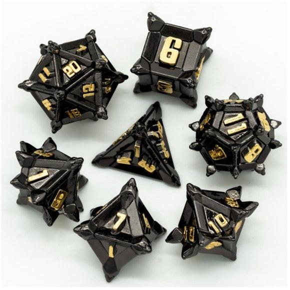 Foam Brain Games Medieval Flail 7ct Metal Dice  Foam Brain Games   