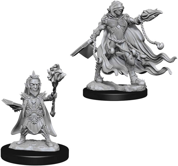 Pathfinder Deep Cuts Unpainted Miniatures: Evil Wizards Miniatures WizKids   