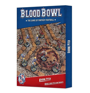 Blood Bowl Khorne Team Team: Double-Sided Pitch & Dugouts Miniatures Games Workshop   