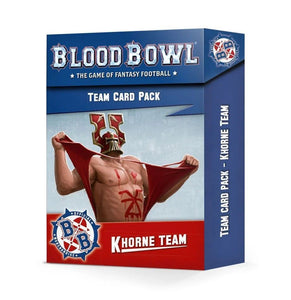 Blood Bowl Khorne Team Card Pack Miniatures Games Workshop   