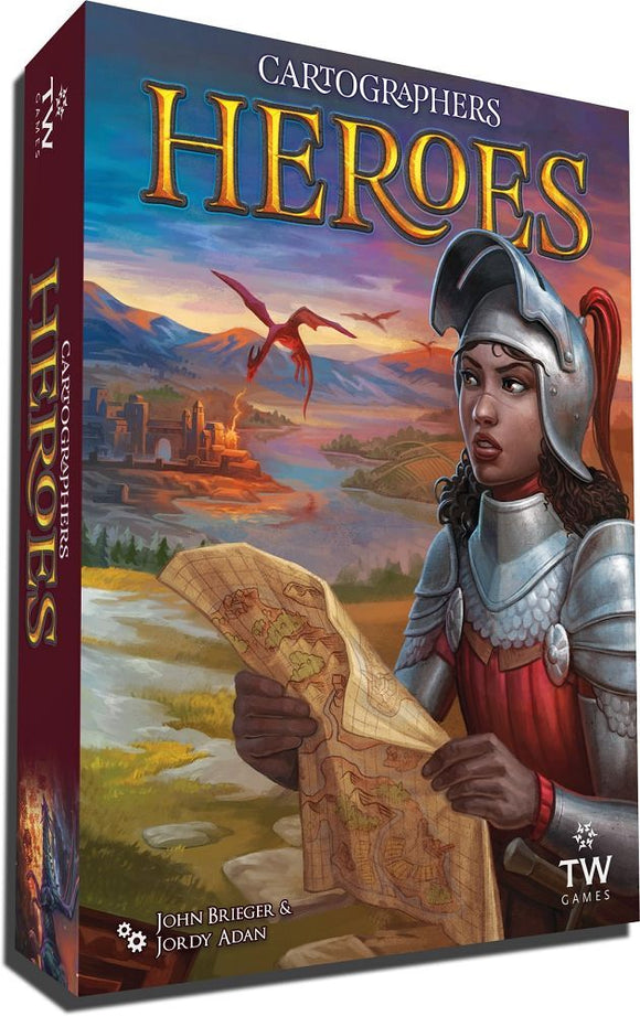 Cartographers Heroes Board Games Thunderworks Games   